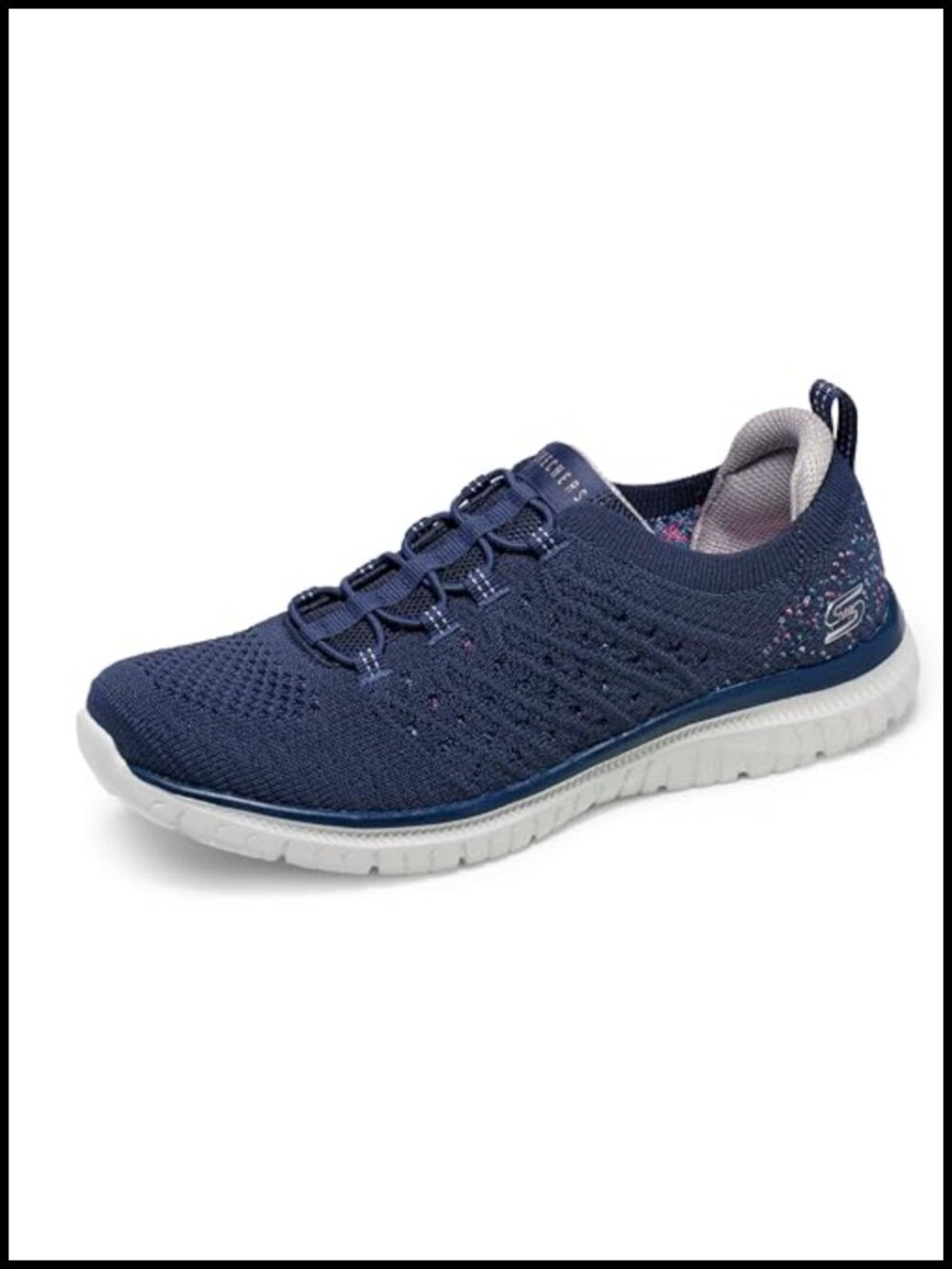 Women's Slip On Memory Foam Sneakers Vegan Machine Washable Bungee Closure
